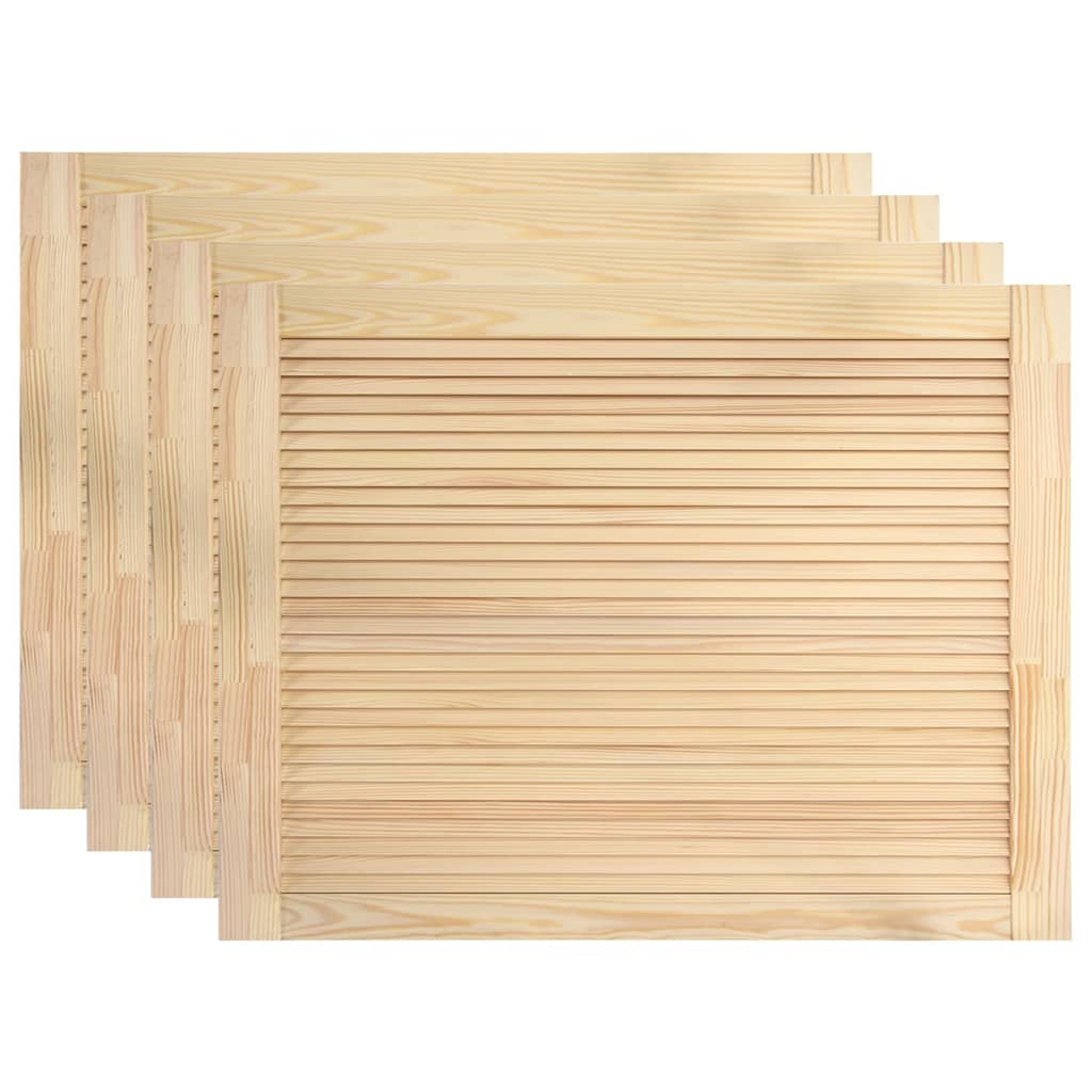 Uși lamelare, 4 buc., 39,5x59,4 cm, lemn masiv de pin Lando - Lando