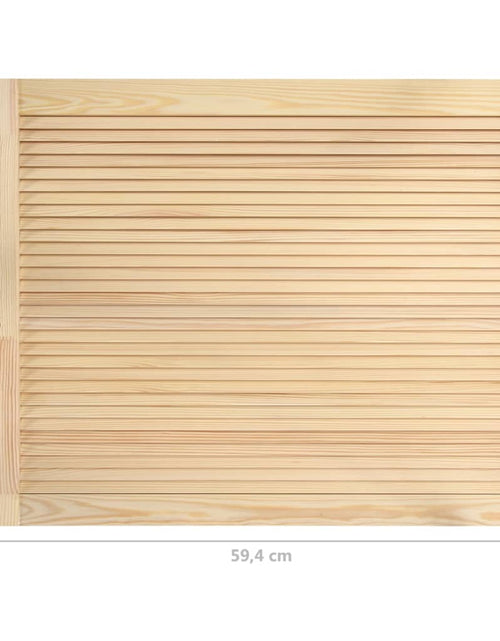 Загрузите изображение в средство просмотра галереи, Uși lamelare, 4 buc., 39,5x59,4 cm, lemn masiv de pin Lando - Lando
