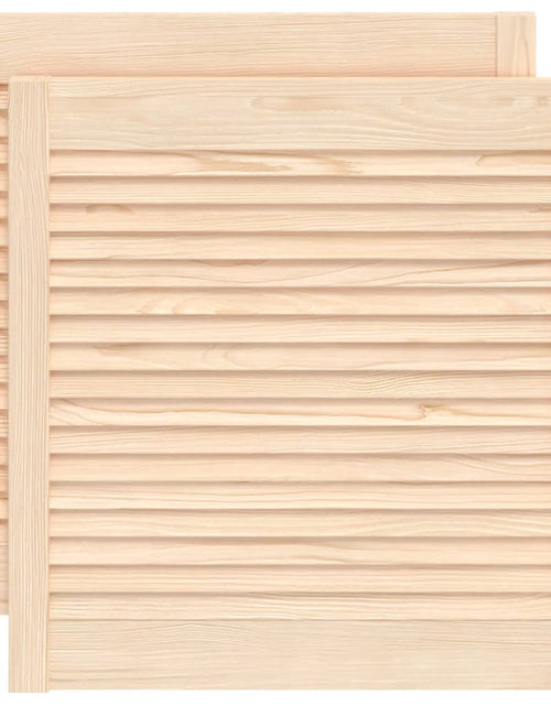 Încărcați imaginea în vizualizatorul Galerie, Uși lamelare, 2 buc., 61,5x59,4 cm, lemn masiv de pin Lando - Lando
