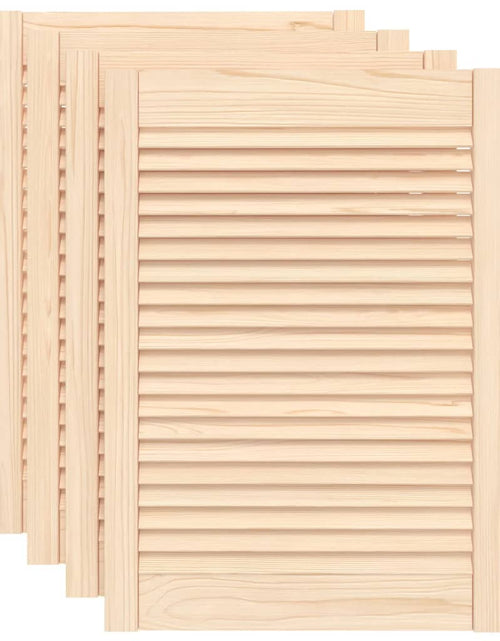 Încărcați imaginea în vizualizatorul Galerie, Uși lamelare, 4 buc., 69x49,4 cm, lemn masiv de pin Lando - Lando
