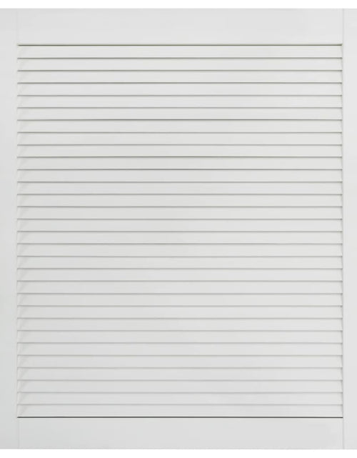 Загрузите изображение в средство просмотра галереи, Uși lamelare, 4 buc., alb, 61,5x49,4 cm, lemn masiv de pin Lando - Lando
