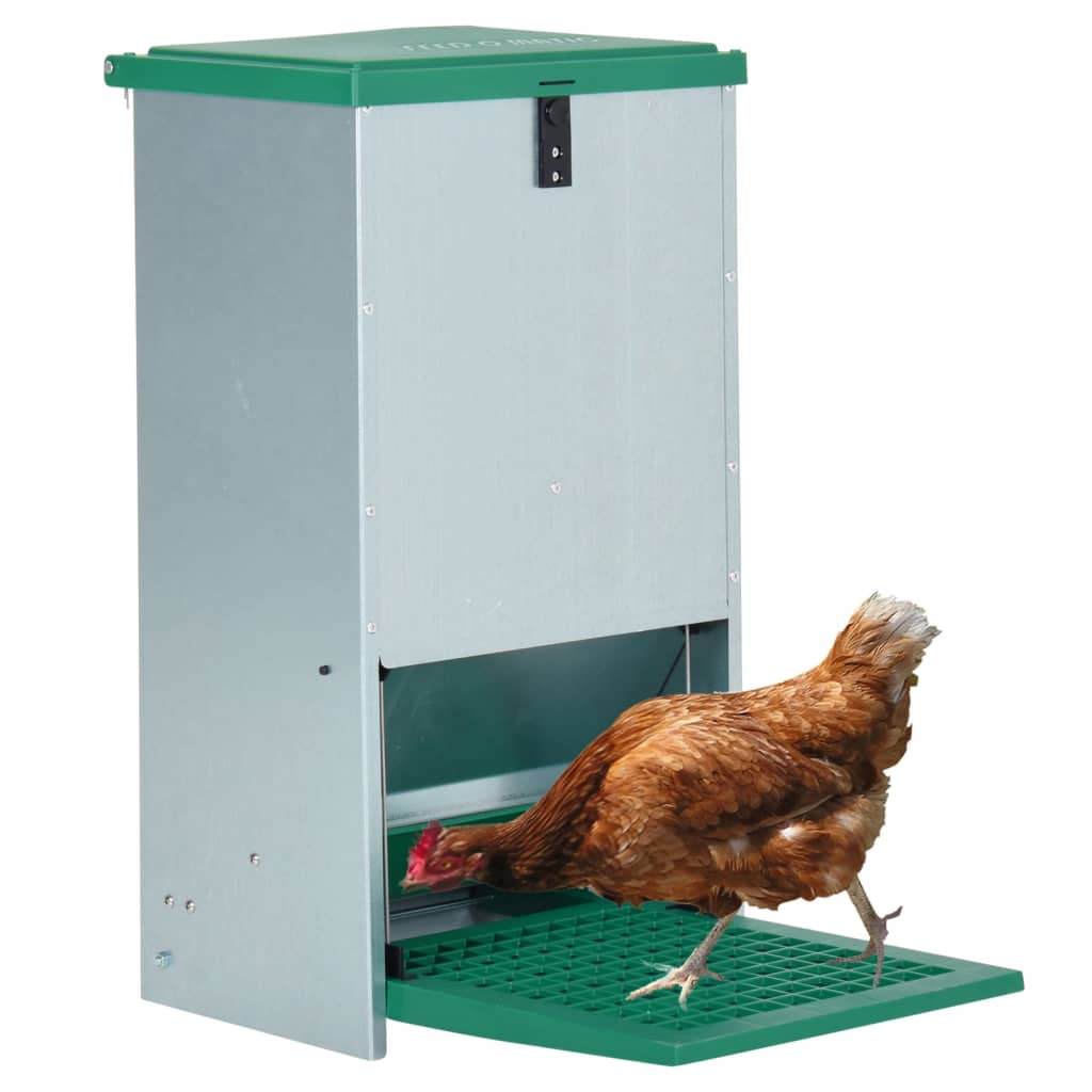 Dozator automat de hrană pentru păsări de curte cu banda 20 kg - Lando