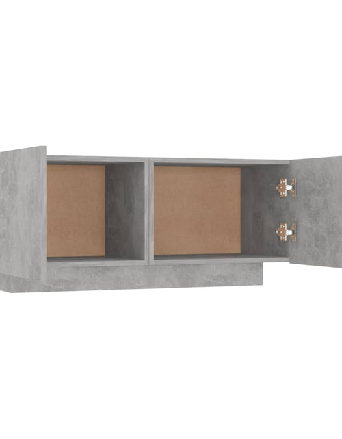 Încărcați imaginea în vizualizatorul Galerie, Noptieră, gri beton, 100x35x40 cm, lemn prelucrat - Lando
