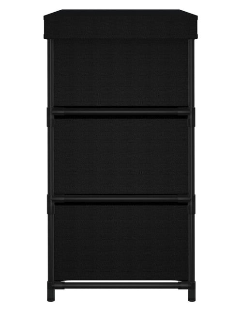 Încărcați imaginea în vizualizatorul Galerie, Dulap depozitare cu 6 sertare, negru, 55x29x55 cm, oțel - Lando
