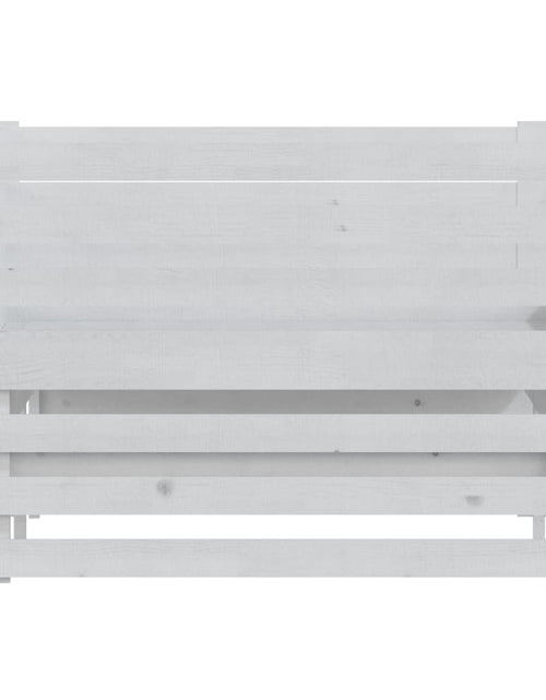 Încărcați imaginea în vizualizatorul Galerie, Pat extensibil de zi, alb, 2x(90x200) cm, lemn masiv de pin - Lando

