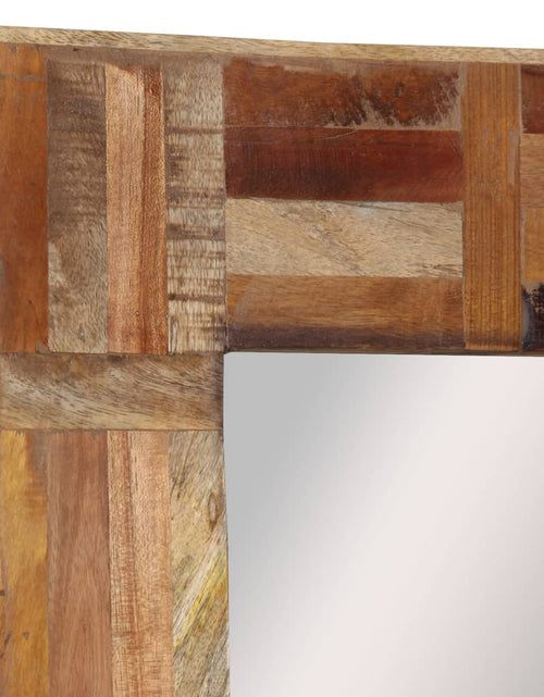 Загрузите изображение в средство просмотра галереи, Oglindă de perete, 50x50 cm, lemn masiv reciclat Lando - Lando
