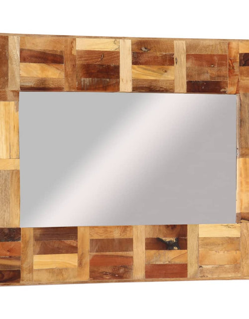 Încărcați imaginea în vizualizatorul Galerie, Oglindă de perete, 50x80 cm, lemn masiv reciclat Lando - Lando
