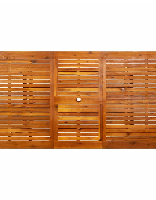 Загрузите изображение в средство просмотра галереи, Masă de grădină, (150-200)x100x75 cm, lemn masiv de acacia - Lando
