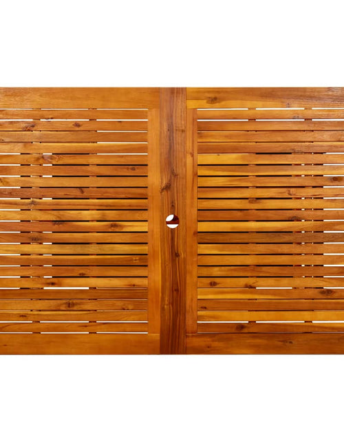 Încărcați imaginea în vizualizatorul Galerie, Masă de grădină, (160-240)x100x75 cm, lemn masiv de acacia - Lando
