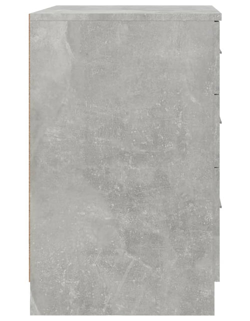 Încărcați imaginea în vizualizatorul Galerie, Noptieră, gri beton, 40x40x63 cm, lemn compozit - Lando
