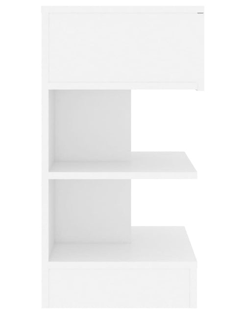 Încărcați imaginea în vizualizatorul Galerie, Noptieră, alb, 40x35x65 cm, PAL - Lando
