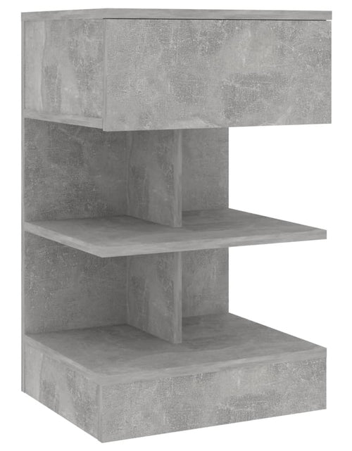 Încărcați imaginea în vizualizatorul Galerie, Noptieră, gri beton, 40x35x65 cm, PAL - Lando
