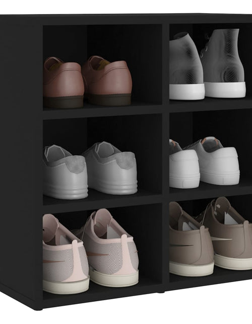 Încărcați imaginea în vizualizatorul Galerie, Dulap de pantofi, negru, 52,5x30x50 cm - Lando

