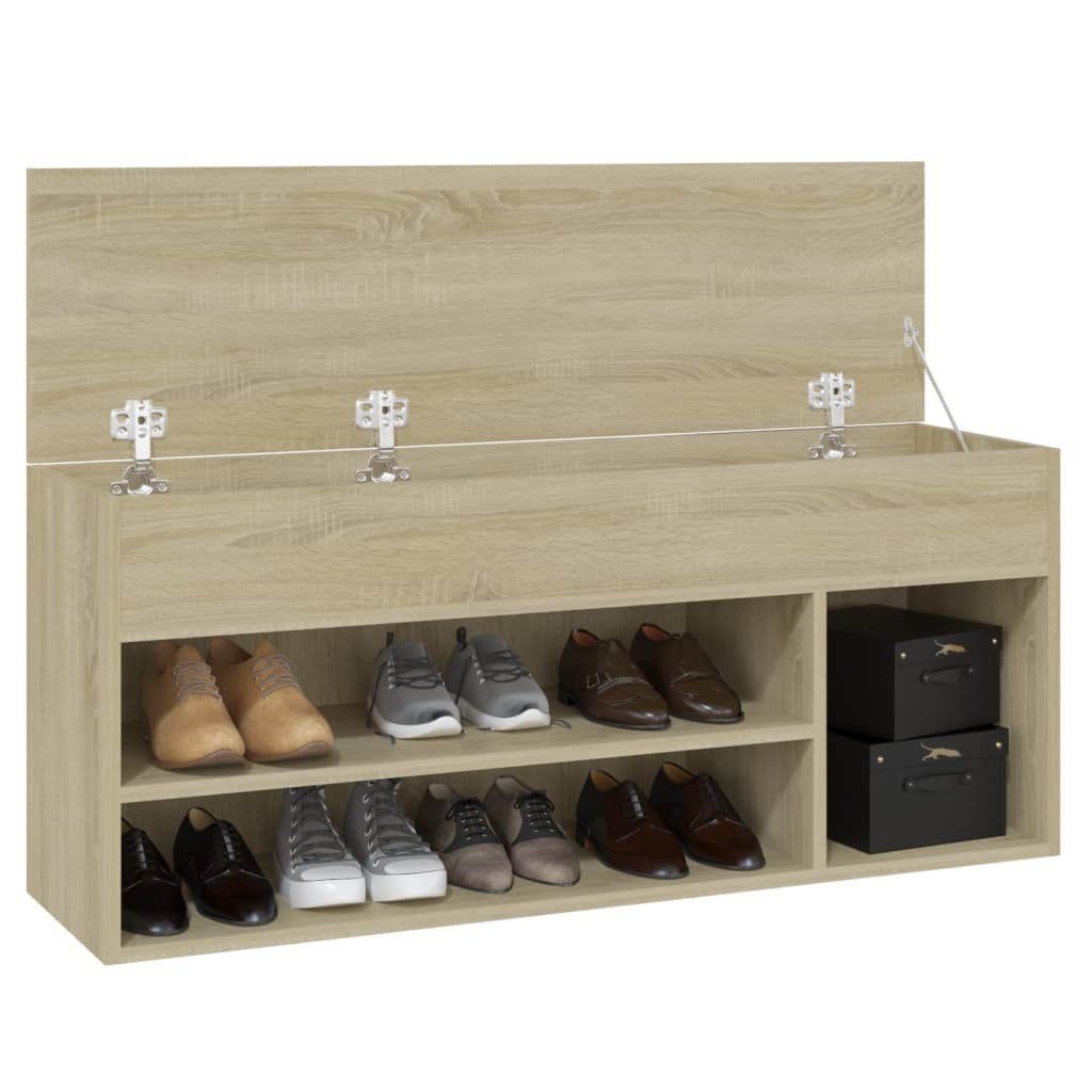 Banchetă pantofar, stejar sonoma, 105x30x45 cm, PAL Lando - Lando