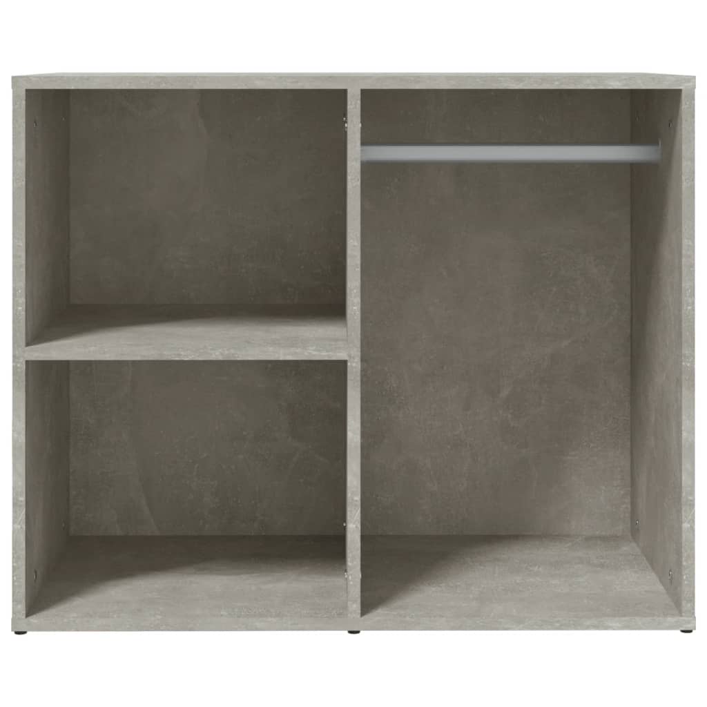 Dulap de dressing, gri beton, 80x40x65 cm, lemn compozit - Lando