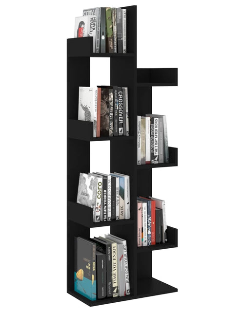 Încărcați imaginea în vizualizatorul Galerie, Bibliotecă, negru, 48x25,5x140 cm, PAL - Lando
