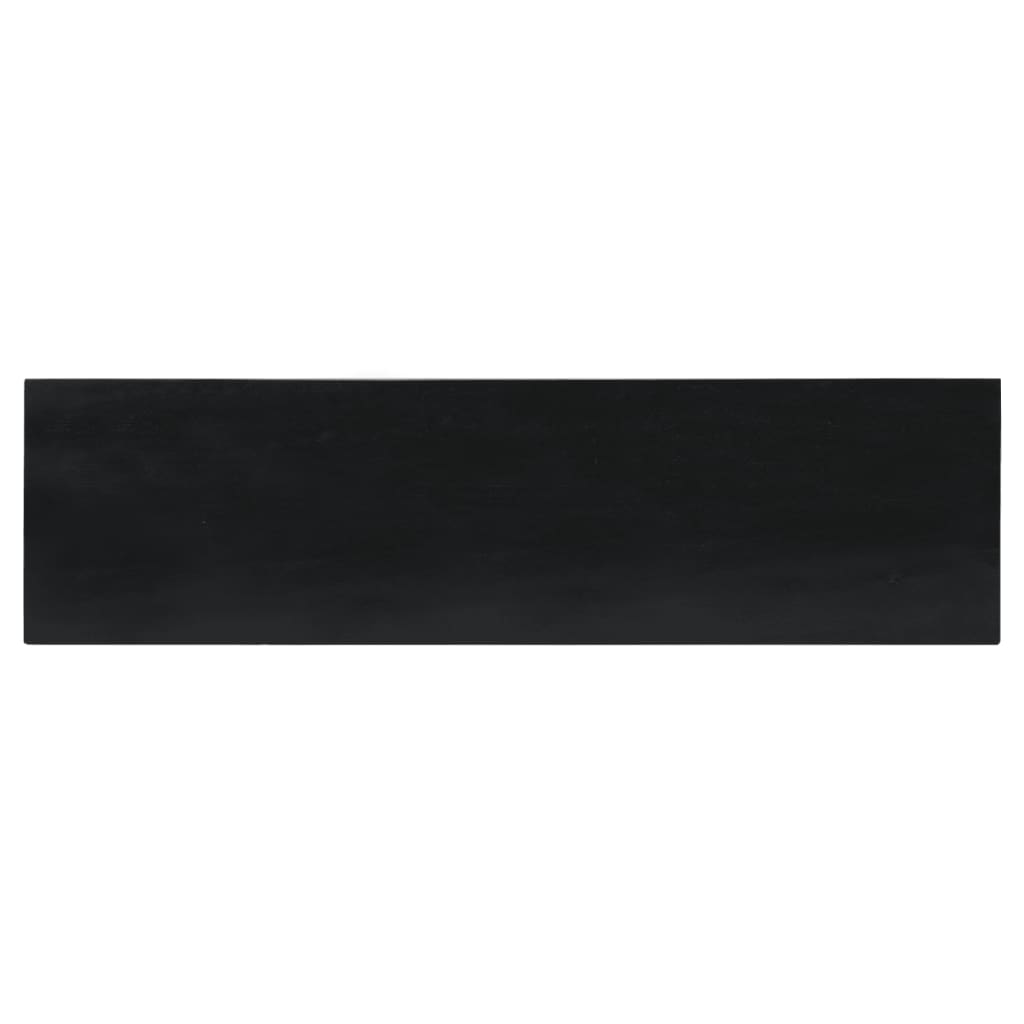 Masă consolă, negru, 110x30x75 cm, lemn masiv mahon Lando - Lando