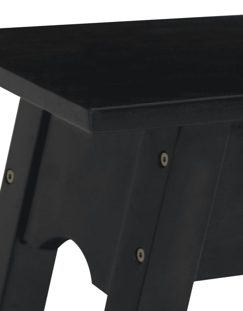 Загрузите изображение в средство просмотра галереи, Masă consolă, negru, 110x30x75 cm, lemn masiv mahon Lando - Lando

