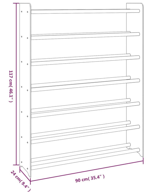 Загрузите изображение в средство просмотра галереи, Pantofar, gri, 90x24x117 cm, lemn compozit - Lando
