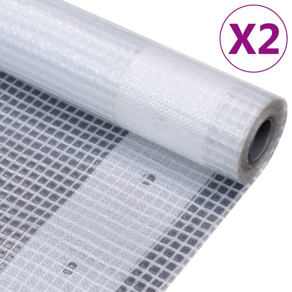 Prelate Leno, 2 buc., alb, 4x6 m, 260 g/m² Lando - Lando