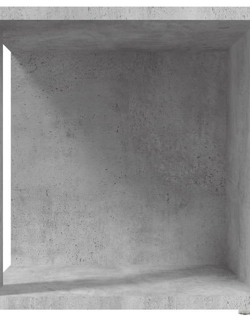 Загрузите изображение в средство просмотра галереи, Masă laterală, gri beton, 33x33x34,5 cm, PAL Lando - Lando
