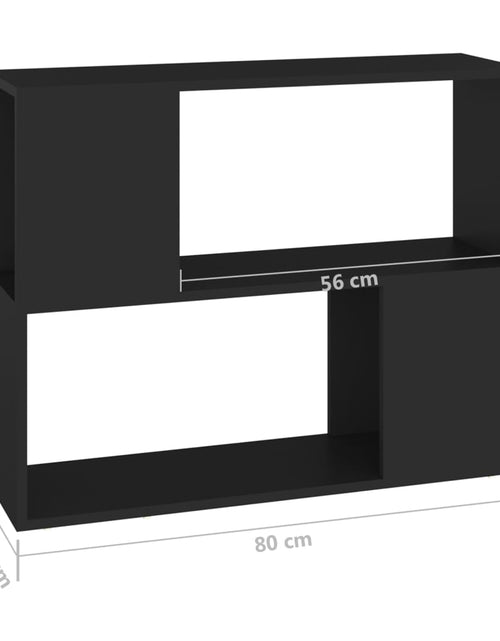 Загрузите изображение в средство просмотра галереи, Comodă TV, negru, 80x24x63 cm, PAL Lando - Lando
