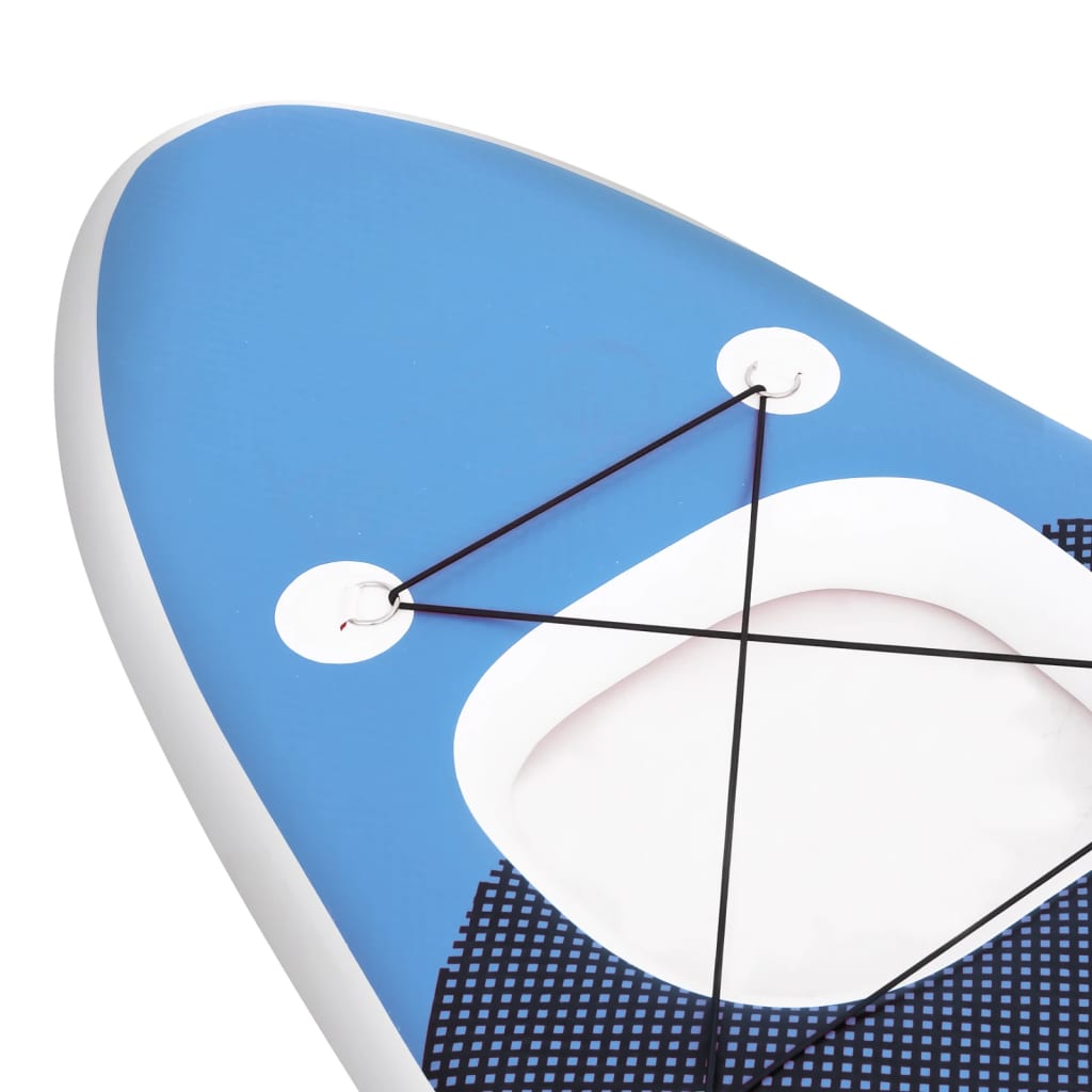 Set placă paddleboarding gonflabilă, albastru, 300x76x10 cm Lando - Lando
