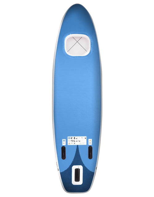 Загрузите изображение в средство просмотра галереи, Set placă paddleboarding gonflabilă, albastru, 330x76x10 cm Lando - Lando
