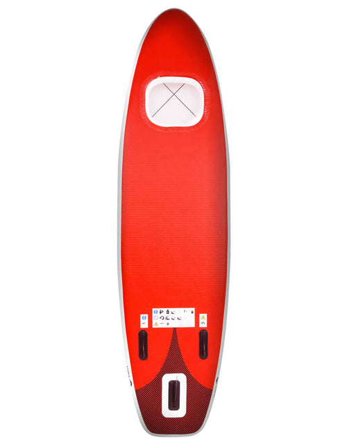 Încărcați imaginea în vizualizatorul Galerie, Set placă paddleboarding gonflabilă, roşu, 330x76x10 cm Lando - Lando

