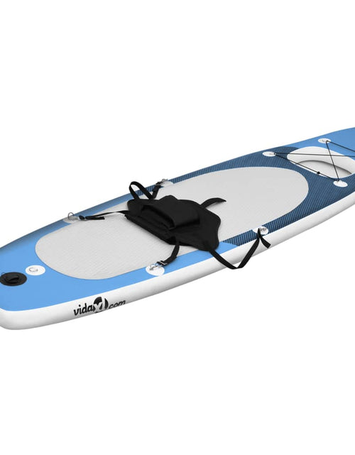 Încărcați imaginea în vizualizatorul Galerie, Set placă paddleboarding gonflabilă, albastru, 360x81x10 cm Lando - Lando
