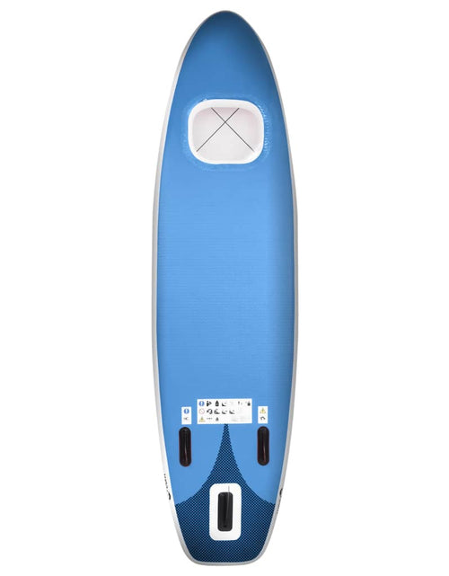 Загрузите изображение в средство просмотра галереи, Set placă paddleboarding gonflabilă, albastru, 360x81x10 cm Lando - Lando
