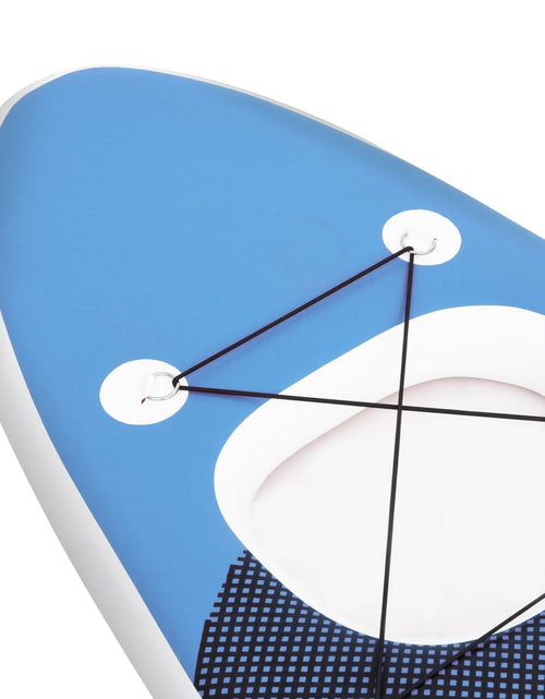 Загрузите изображение в средство просмотра галереи, Set placă paddleboarding gonflabilă, albastru, 360x81x10 cm Lando - Lando
