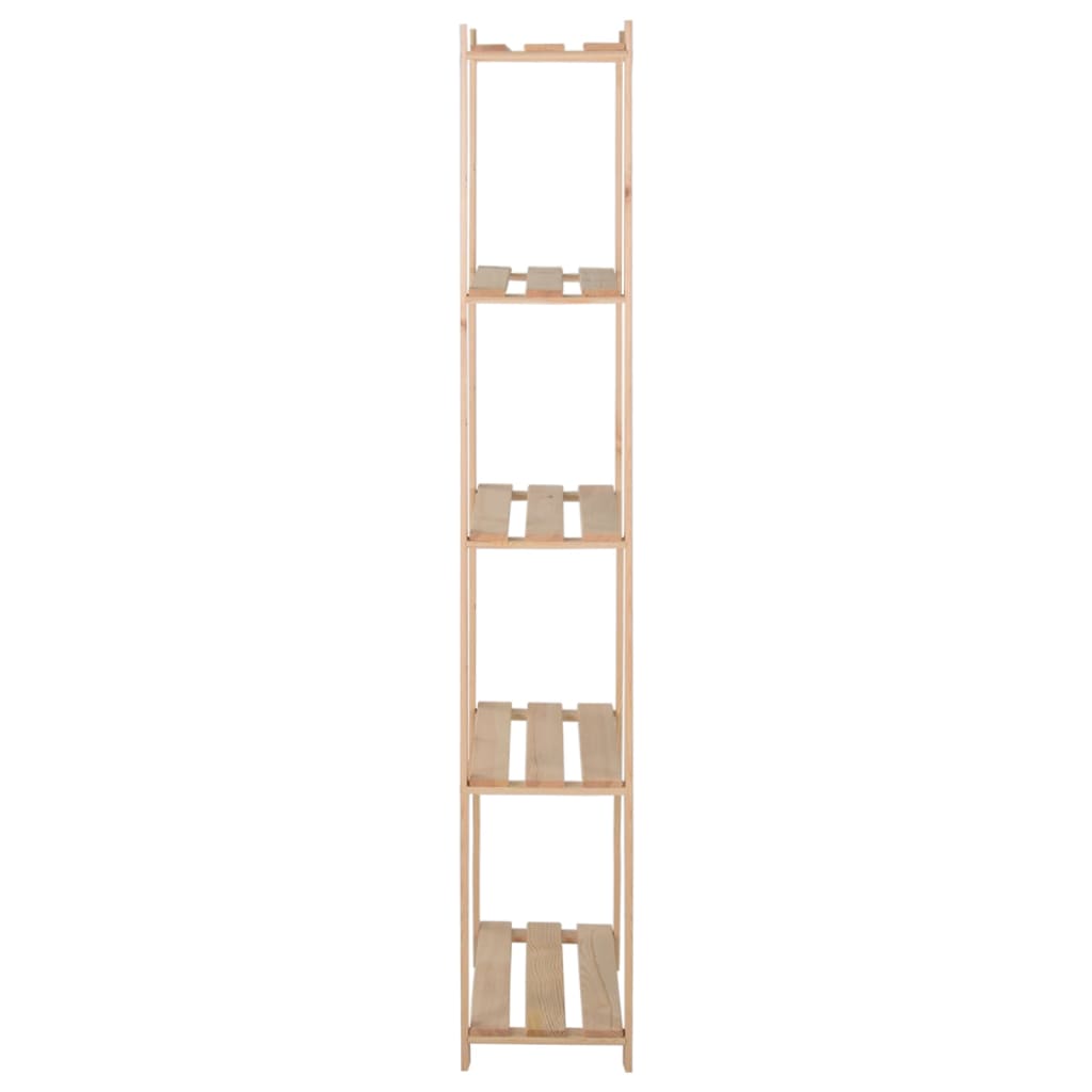 Raft depozitare 5 niveluri, 80x28,5x170 cm, lemn masiv de pin - Lando