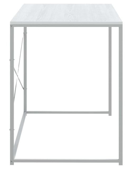 Загрузите изображение в средство просмотра галереи, Birou de computer, alb, 110x60x70 cm, lemn prelucrat Lando - Lando
