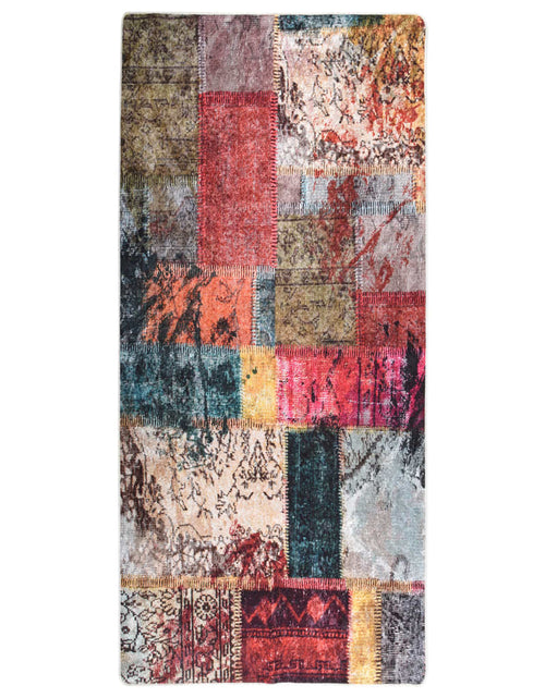 Încărcați imaginea în vizualizatorul Galerie, Covor lavabil, mozaic multicolor, 80x300 cm, antiderapant Lando - Lando

