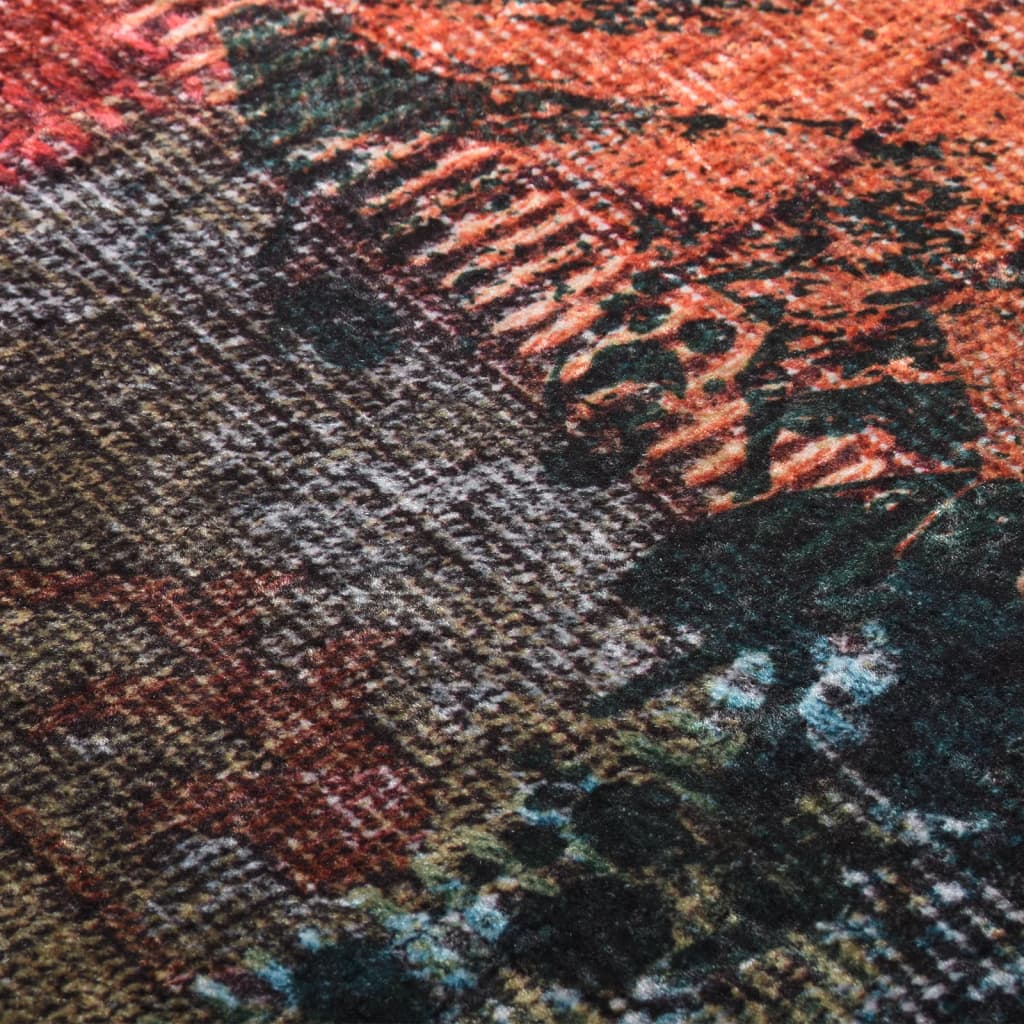 Covor lavabil, mozaic multicolor, 120x180 cm, antiderapant Lando - Lando
