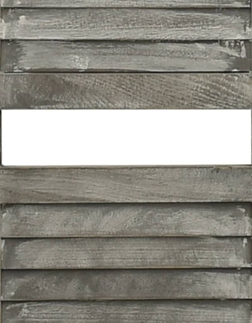 Загрузите изображение в средство просмотра галереи, Separator cameră cu 5 panouri, gri, 179x166 cm, lemn masiv - Lando

