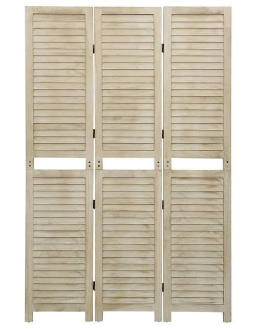 Încărcați imaginea în vizualizatorul Galerie, Paravan de cameră, 3 panouri, 105 x 165cm, lemn masiv paulownia - Lando
