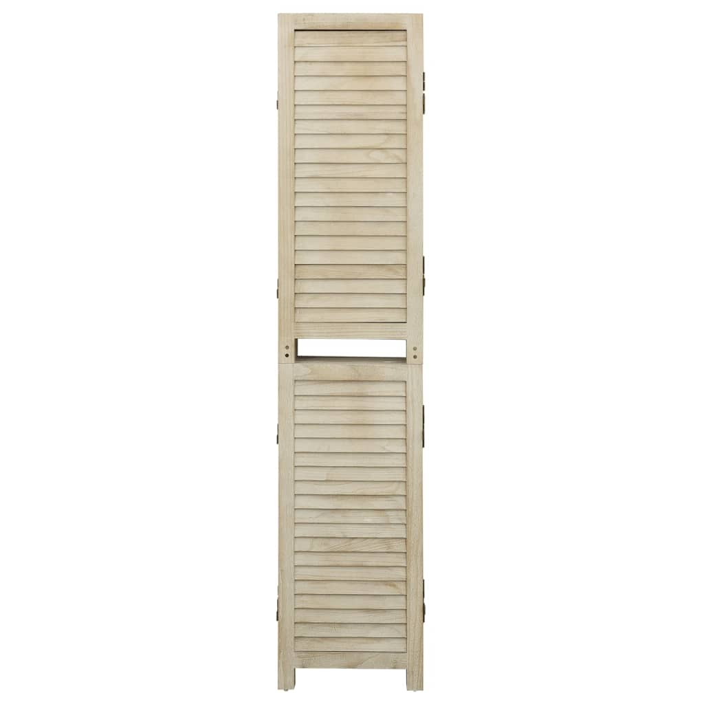 Paravan de cameră cu 5 panouri, 175x165 cm,lemn masiv Paulownia - Lando