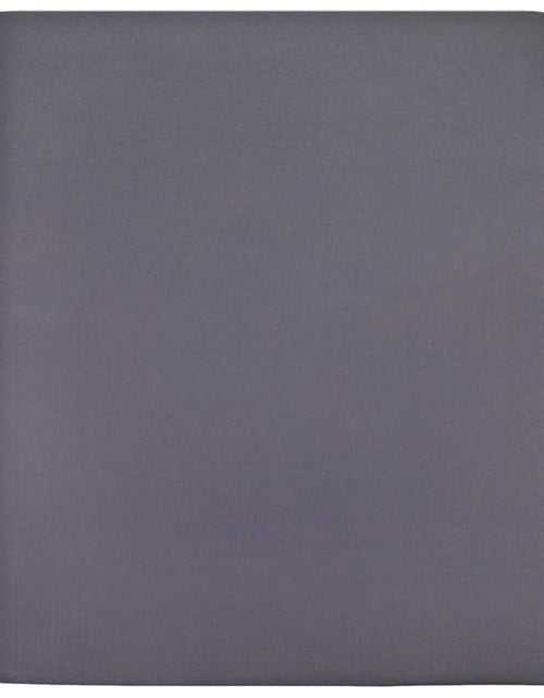 Încărcați imaginea în vizualizatorul Galerie, Cearșaf de pat cu elastic, 2 buc., antracit, 140x200 cm, bumbac Lando - Lando

