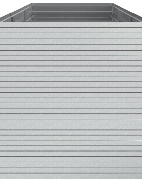 Încărcați imaginea în vizualizatorul Galerie, Strat înălțat de grădină argintiu 240x80x77 cm oțel galvanizat Lando - Lando
