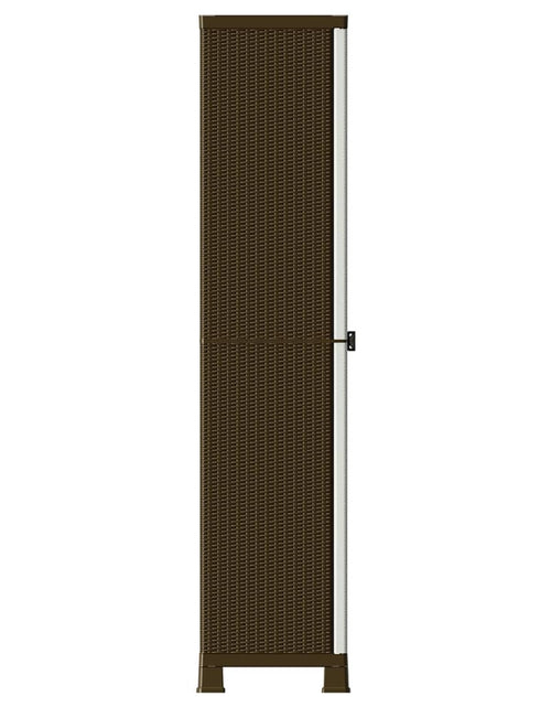 Încărcați imaginea în vizualizatorul Galerie, Dulap, 68x39x171,5 cm, design de ratan - Lando

