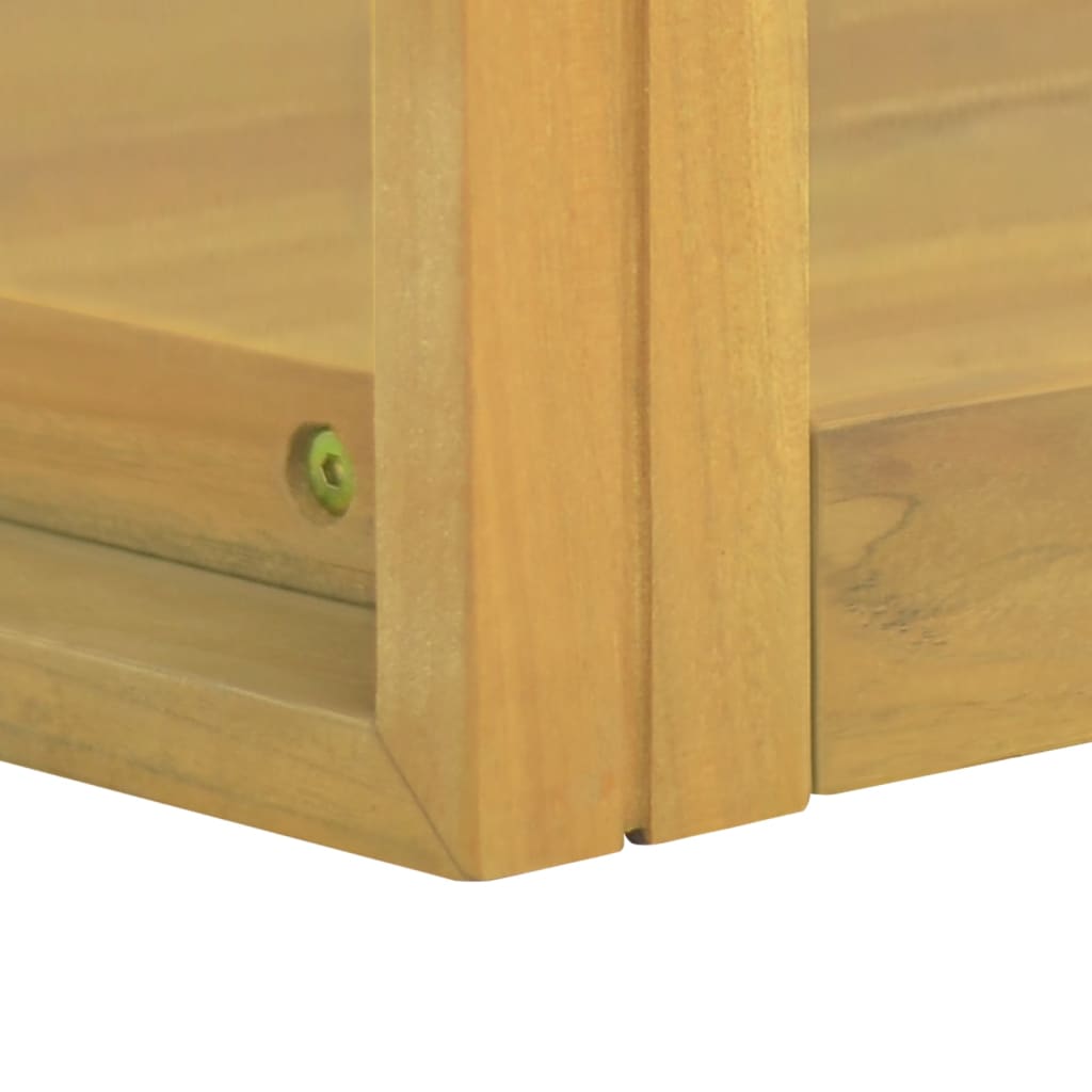 Dulap de baie suspendat, 45x45x30 cm, lemn masiv de tec - Lando