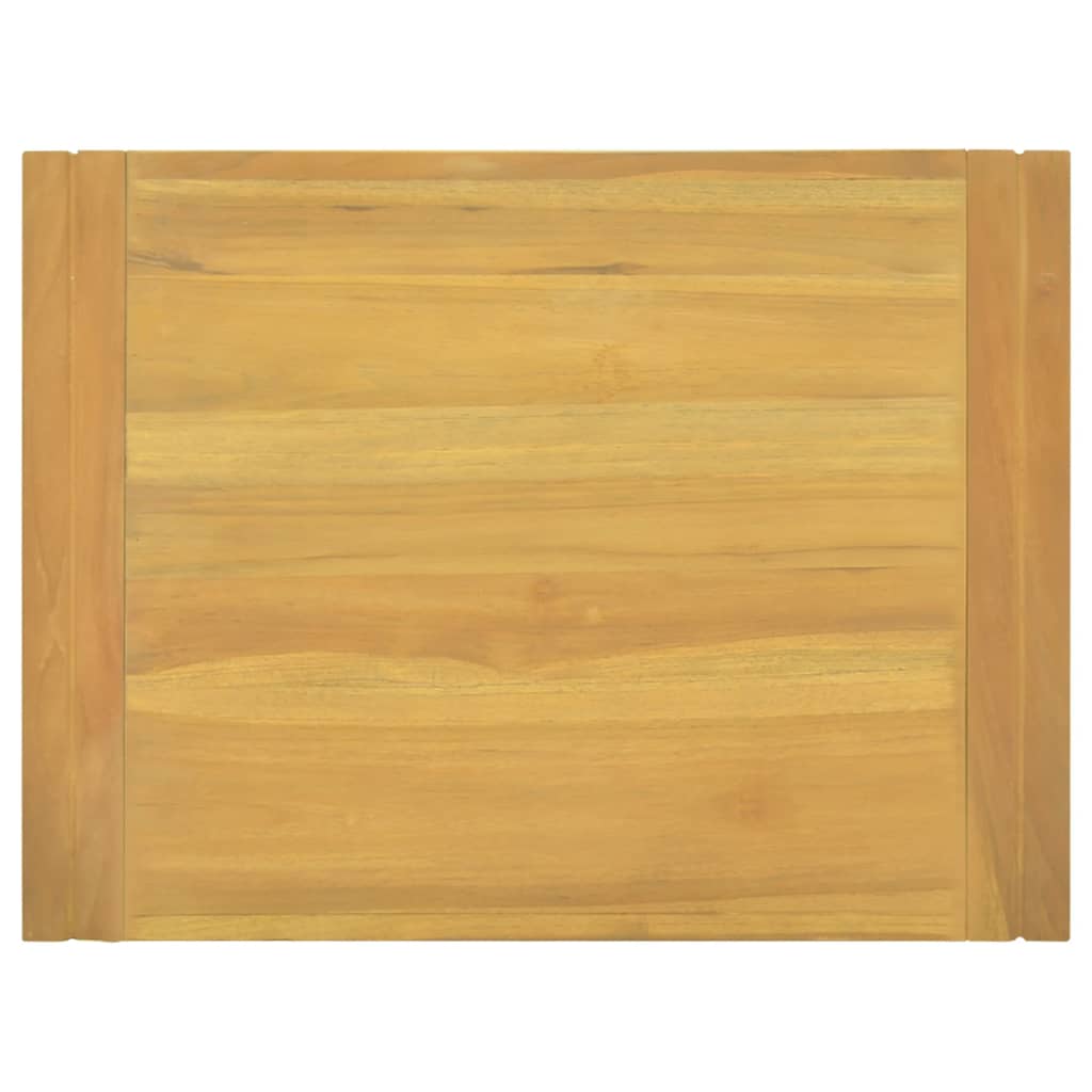 Dulap de baie suspendat, 60x45x35 cm, lemn masiv de tec - Lando