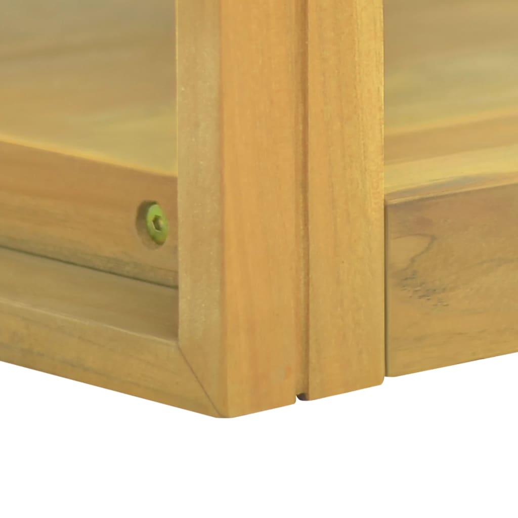 Dulap de baie suspendat, 60x45x35 cm, lemn masiv de tec - Lando