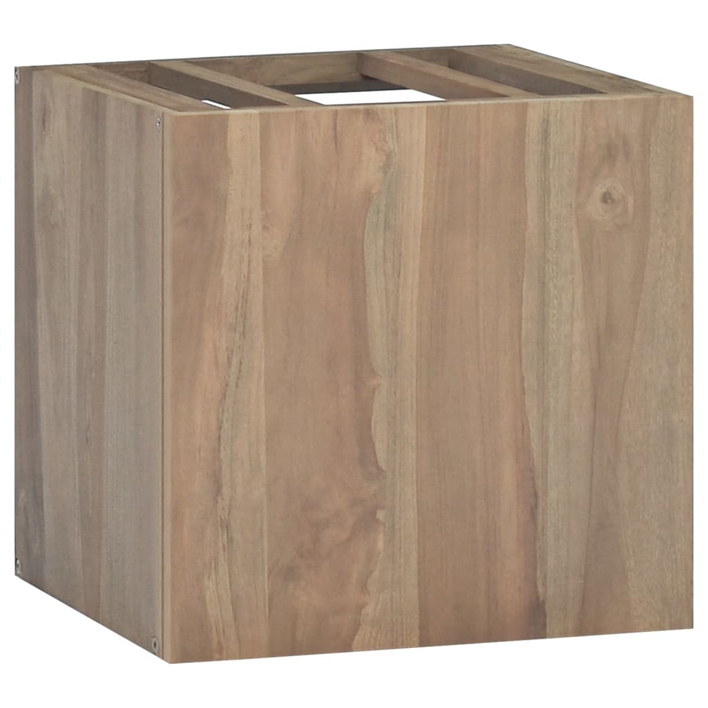 Dulap de baie suspendat, 46x25,5x40 cm, lemn masiv de tec - Lando