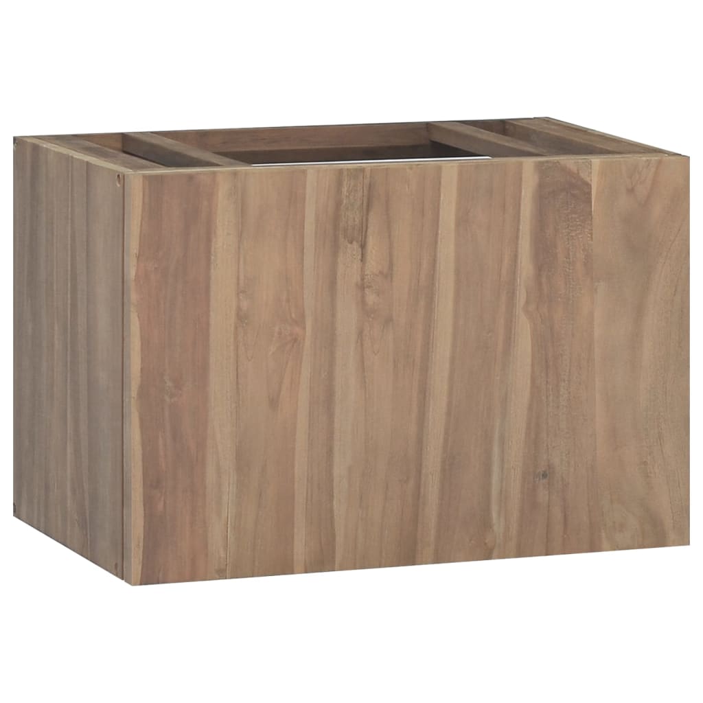 Dulap pentru baie de perete, 60x39x40 cm, lemn masiv de tec - Lando