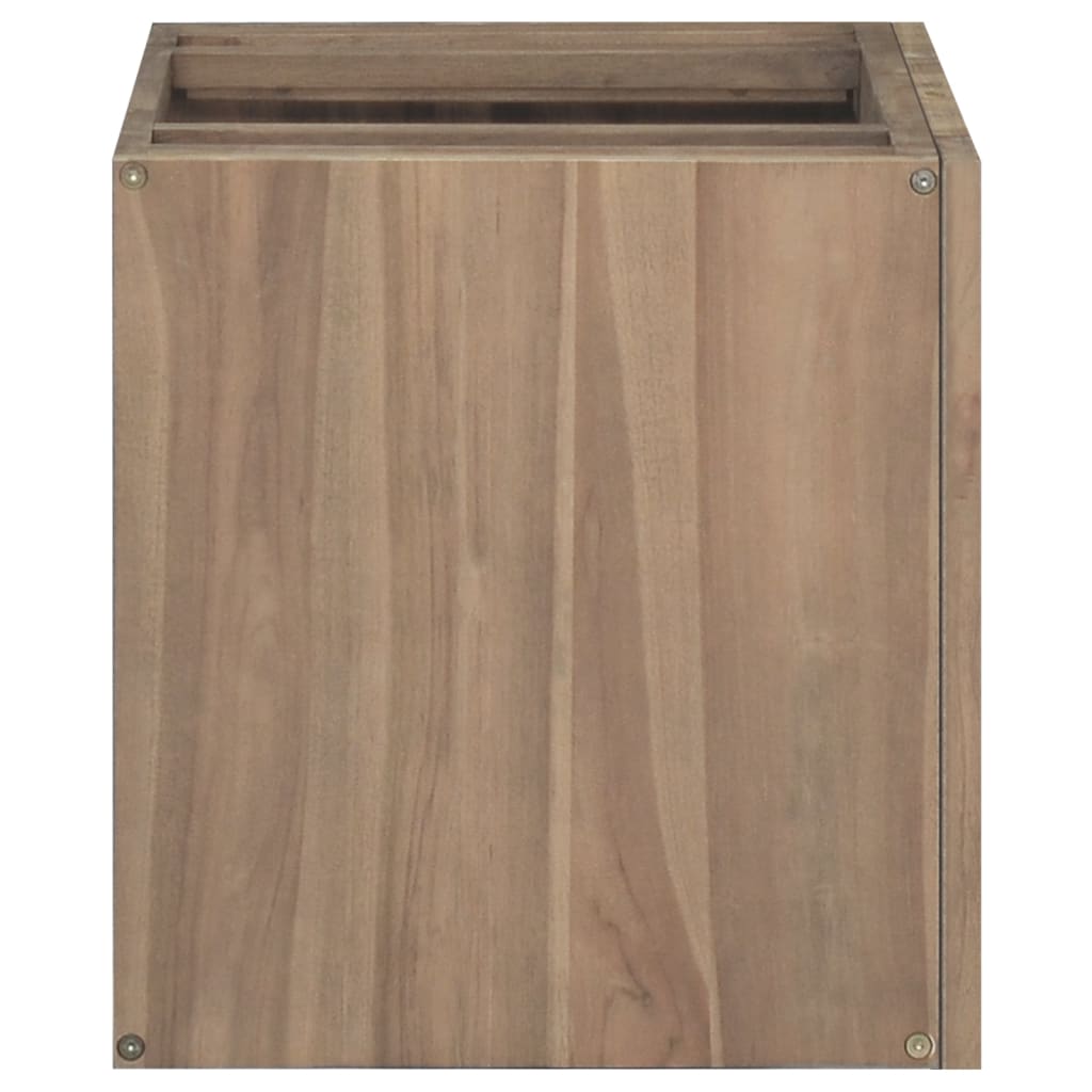 Dulap pentru baie de perete, 60x39x40 cm, lemn masiv de tec - Lando