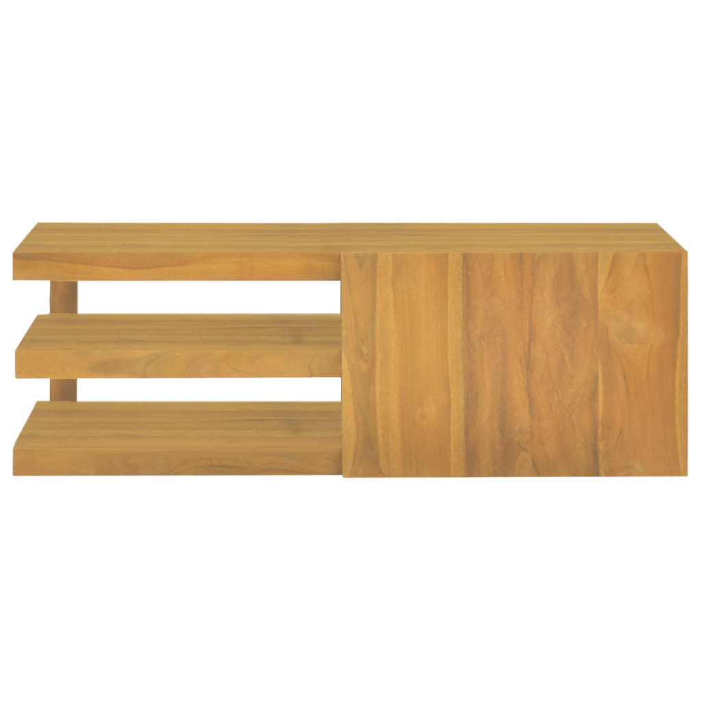 Dulap pentru baie de perete, 90x40x30 cm, lemn masiv de tec - Lando