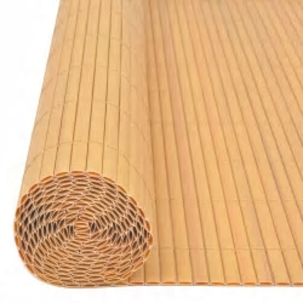 Gard pentru grădină cu 2 fețe, galben, 110x400 cm Lando - Lando